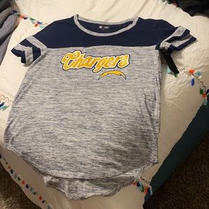 Chargers glitter shirt